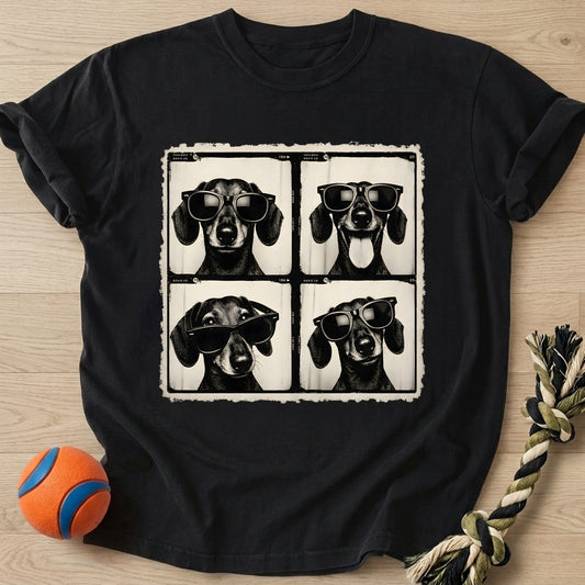 Doxie Booth T-Shirt โ Black t-shirt
