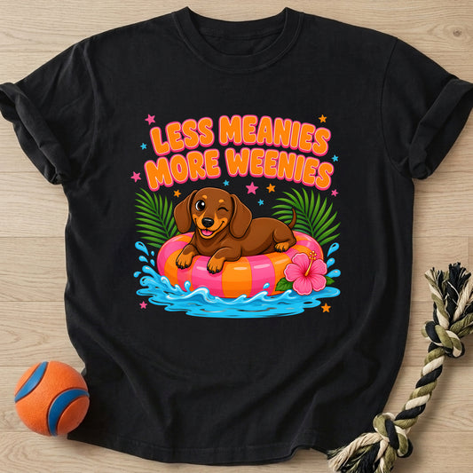 Less Meanies T-Shirt – Black t-shirt