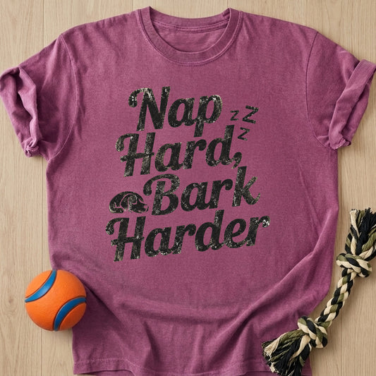 Nap Hard T-Shirt – Berry t-shirt