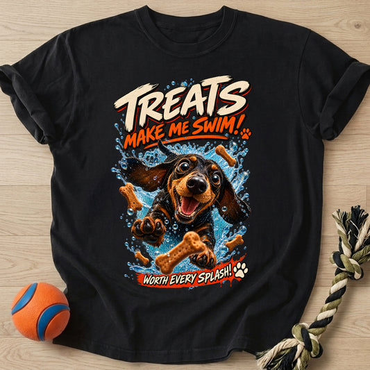 Treat Splash T-Shirt โ Black t-shirt