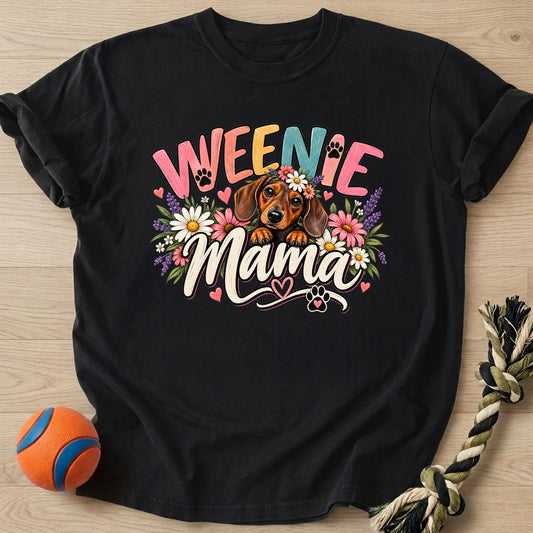 Weenie Mama T-Shirt โ Black t-shirt