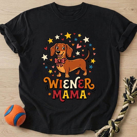 Wiener Mama T-Shirt โ Black t-shirt