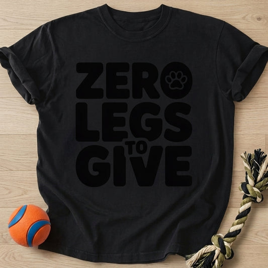 Zero Legs T-Shirt โ Black t-shirt