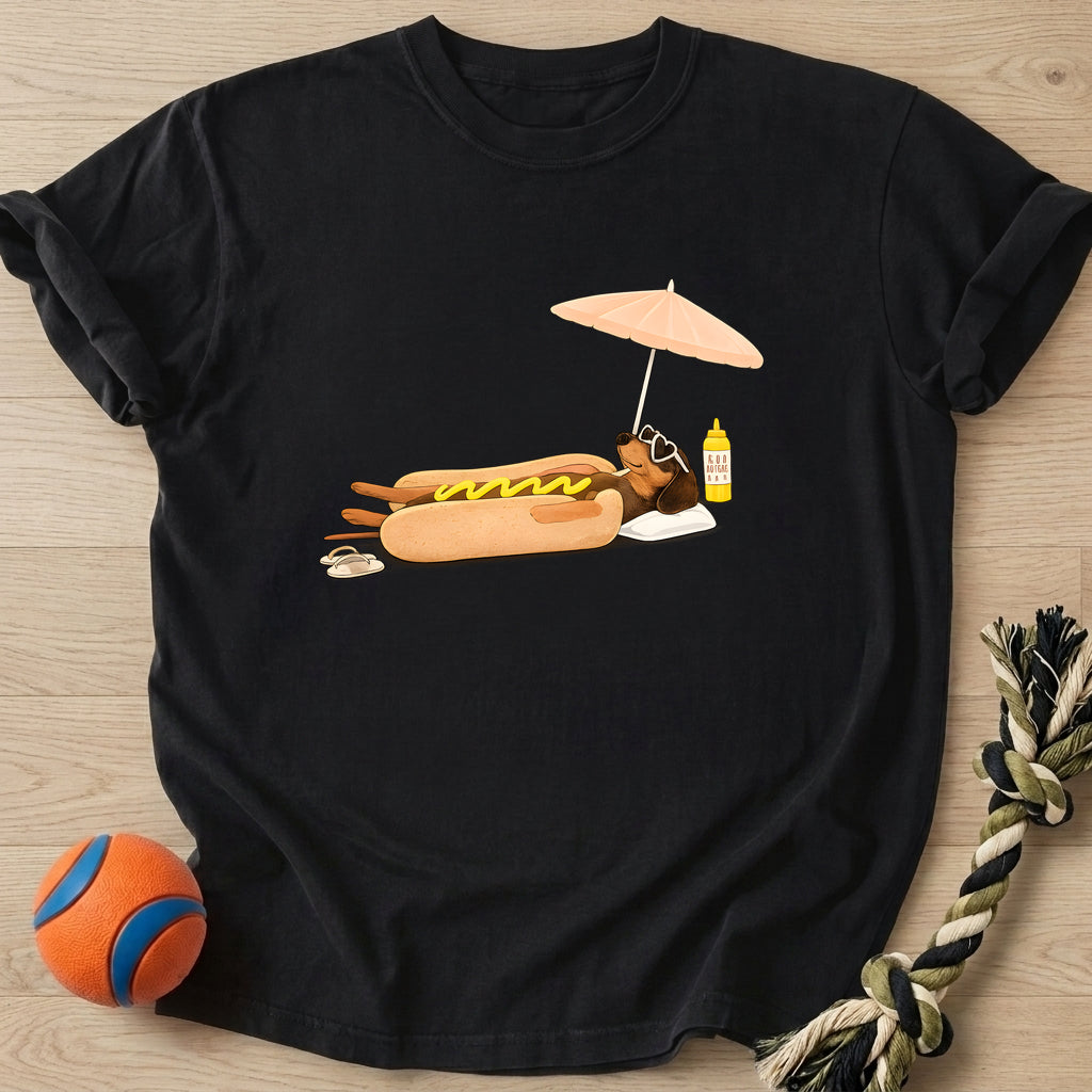Beach Weenie T-Shirt – Black t-shirt