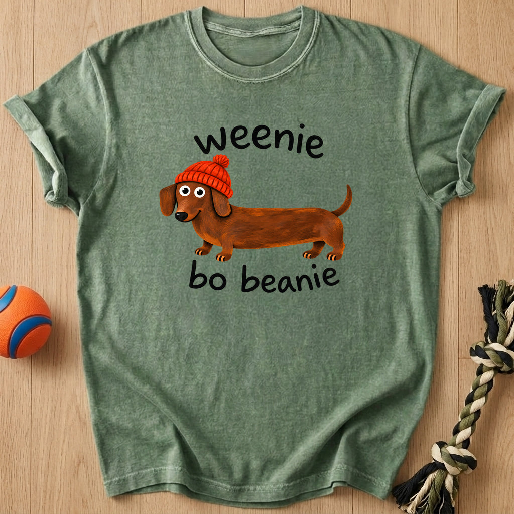 Beanie Weenie T-Shirt – Moss t-shirt