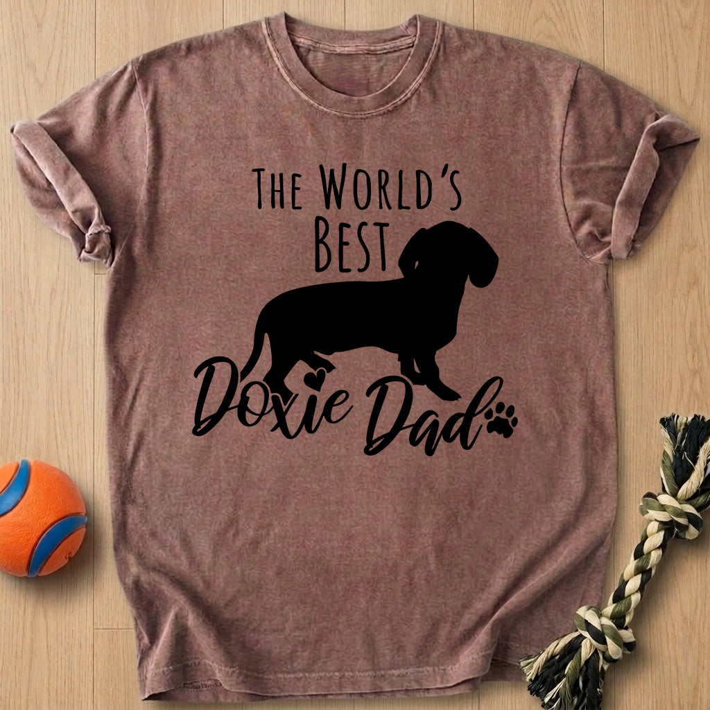 Best Doxie Dad T-Shirt – Espresso t-shirt