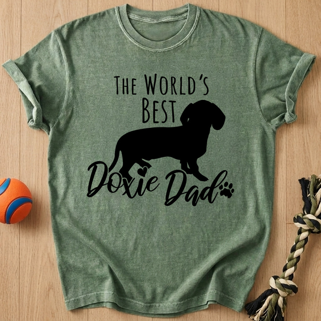 Best Doxie Dad T-Shirt – Moss t-shirt