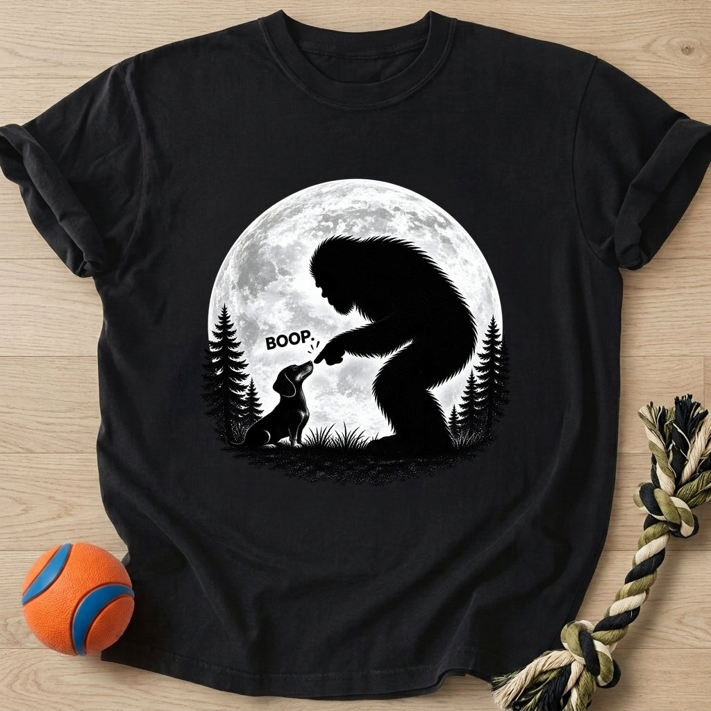 Bigfoot Boop T-Shirt – Black t-shirt