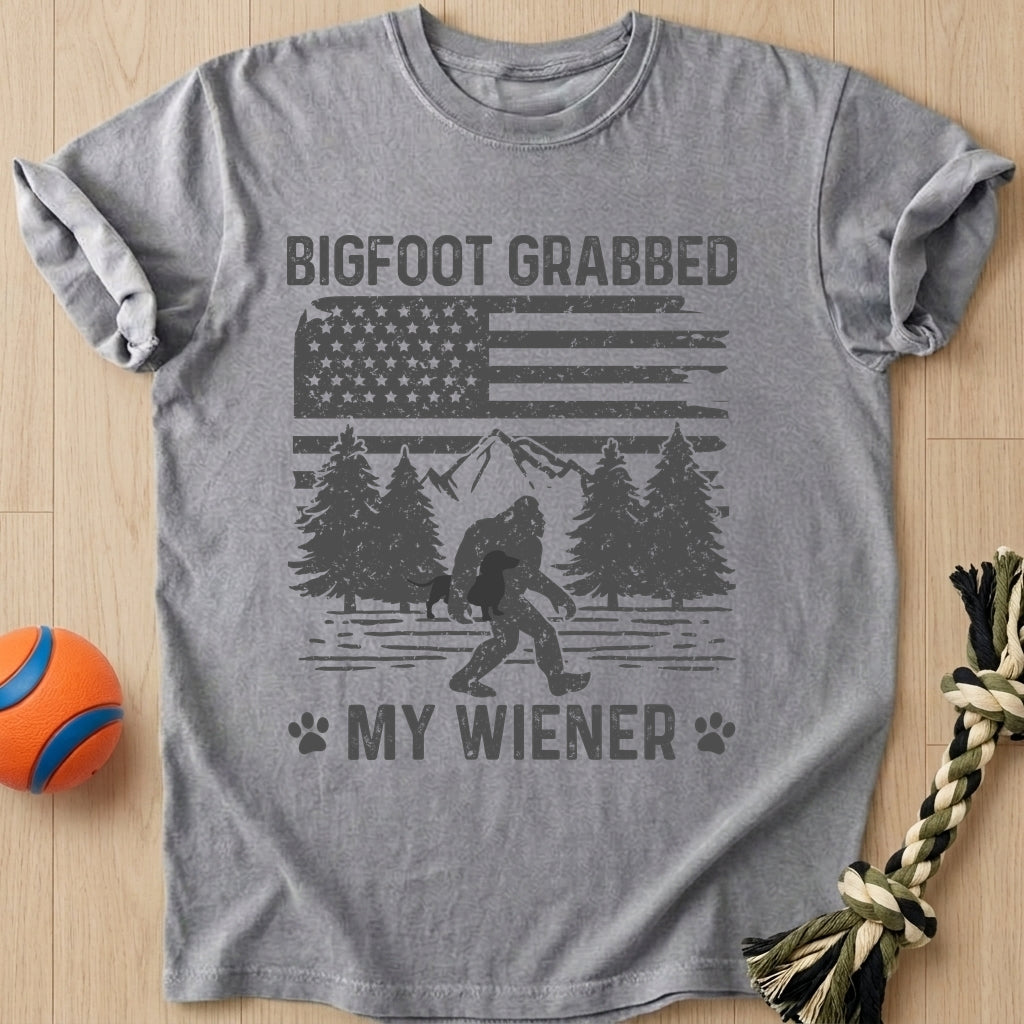 Bigfoot Wiener T-Shirt – Grey t-shirt