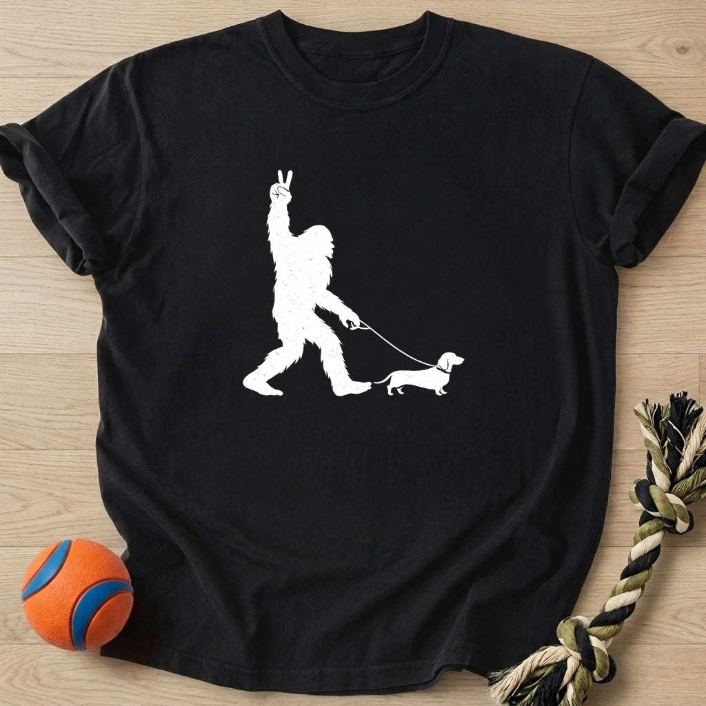 Bigfoot Peace T-Shirt – Black t-shirt
