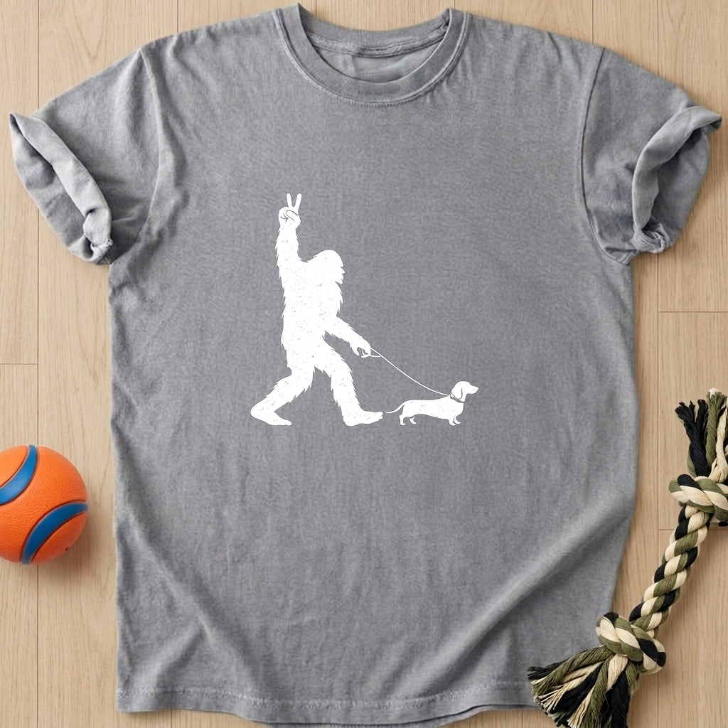 Bigfoot Peace T-Shirt – Grey t-shirt