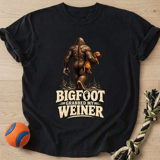 Bigfoot Weiner T-Shirt – Black t-shirt