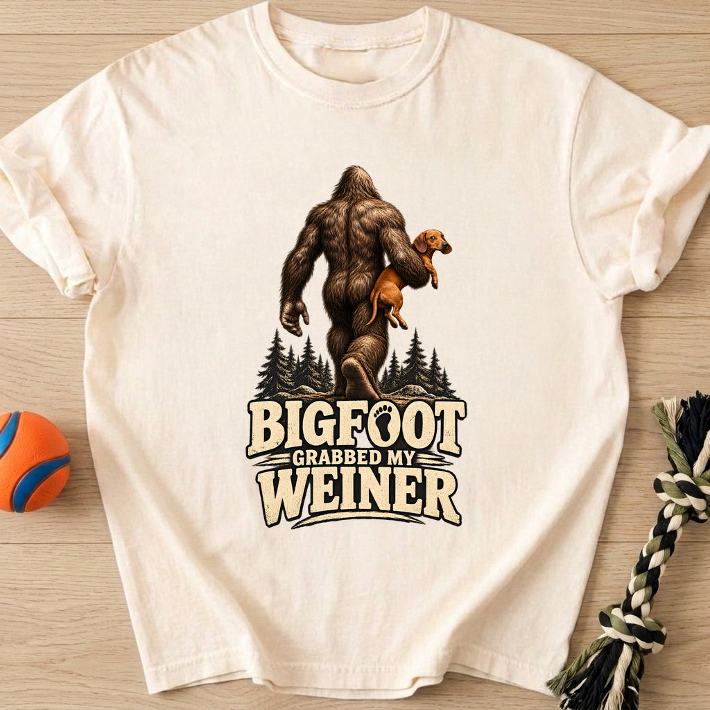 Bigfoot Weiner T-Shirt – Ivory t-shirt