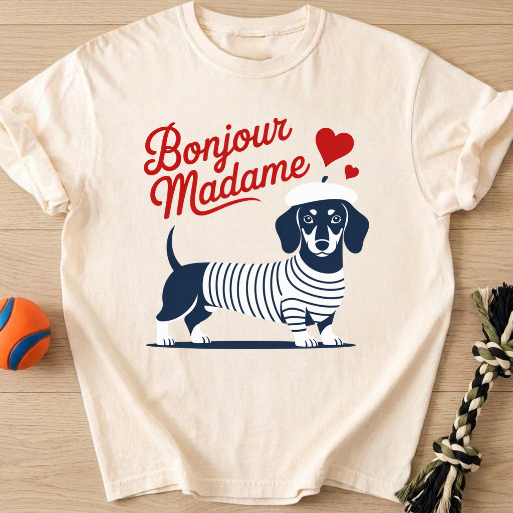 Bonjour Madame T-Shirt – Ivory t-shirt