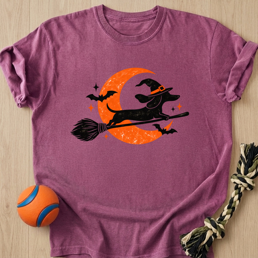 Broom Doxie T-Shirt – Berry t-shirt