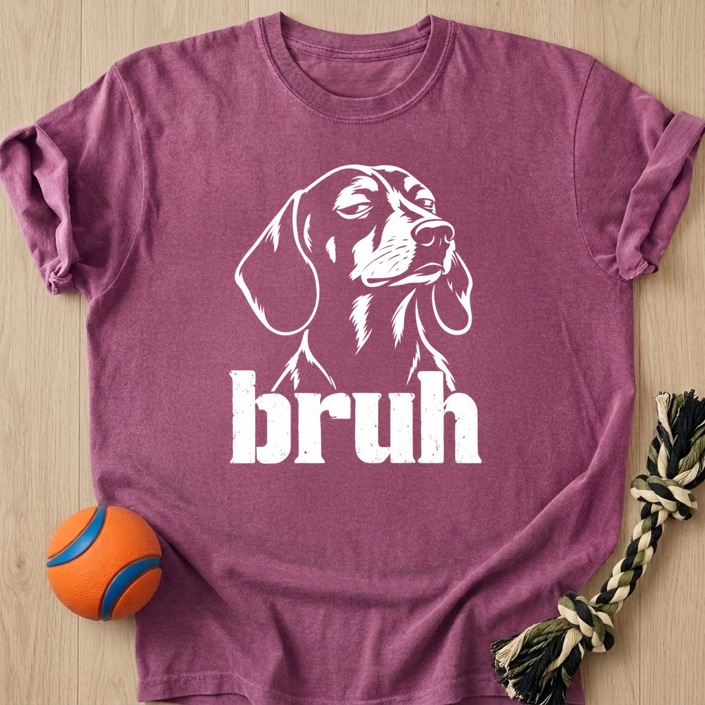 Bruh Doxie T-Shirt – Berry t-shirt