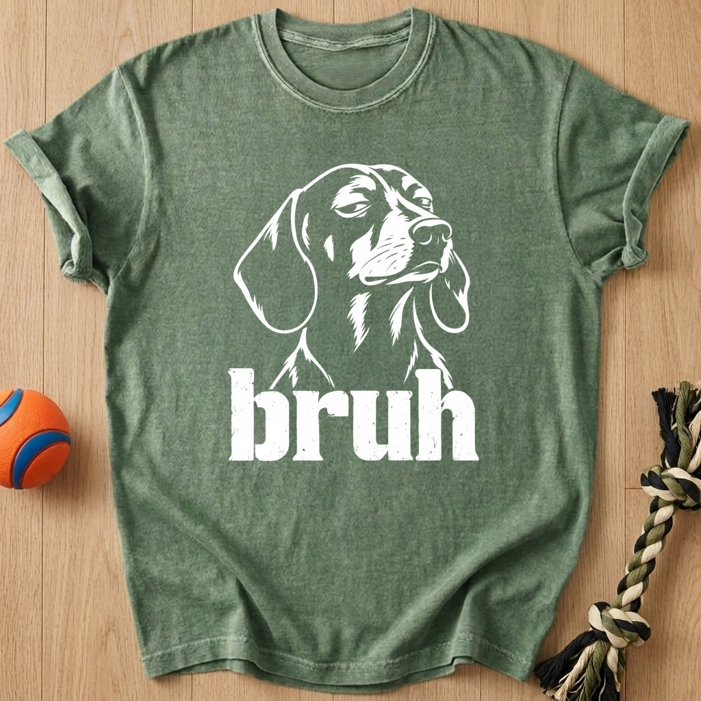 Bruh Doxie T-Shirt – Moss t-shirt