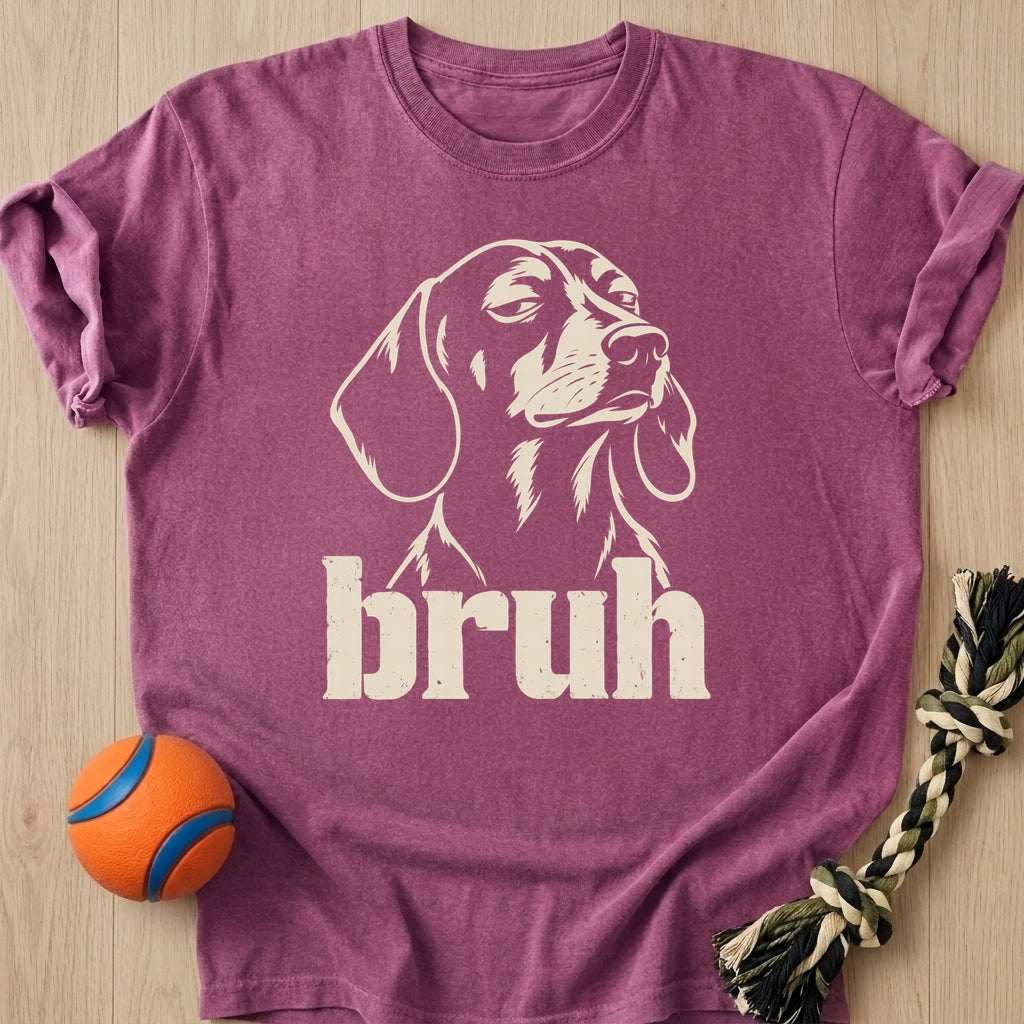 Bruh Doxie Cream T-Shirt – Berry t-shirt