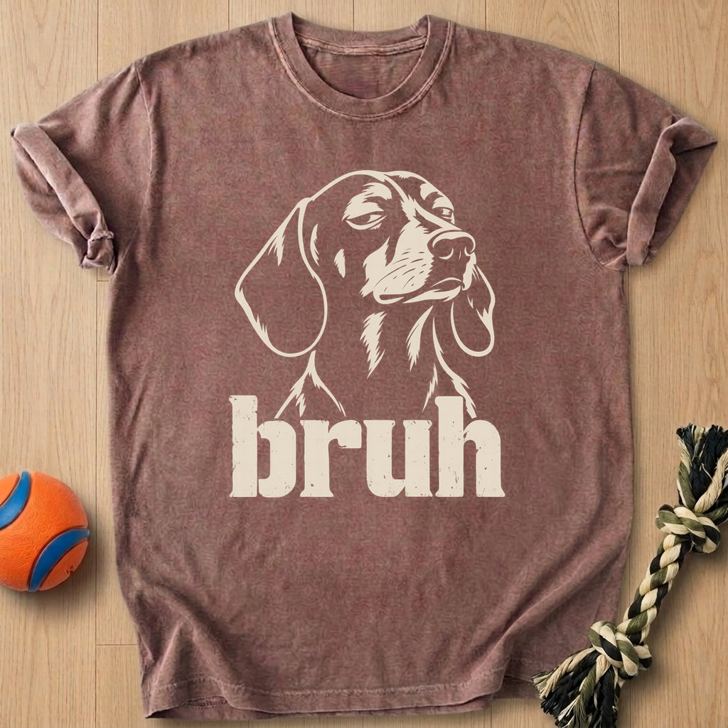 Bruh Doxie Cream T-Shirt – Espresso t-shirt