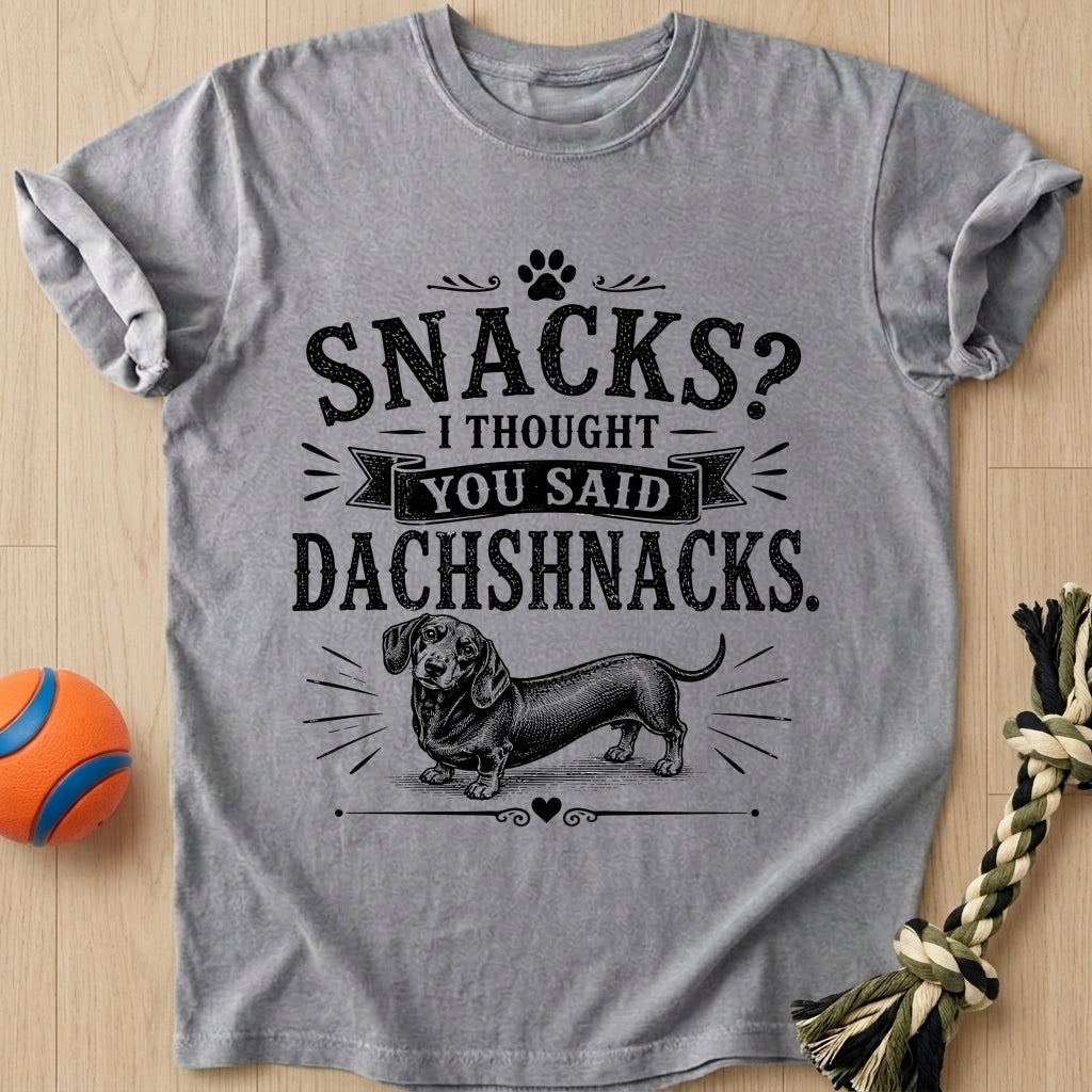 Dachshnacks T-Shirt – Grey t-shirt
