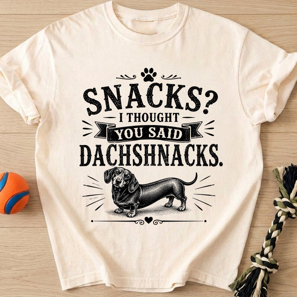Dachshnacks T-Shirt – Ivory t-shirt