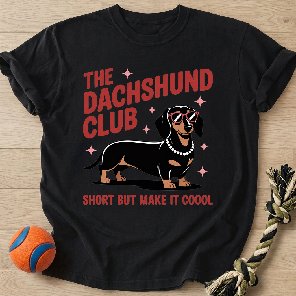 Dachshund Club T-Shirt – Black t-shirt
