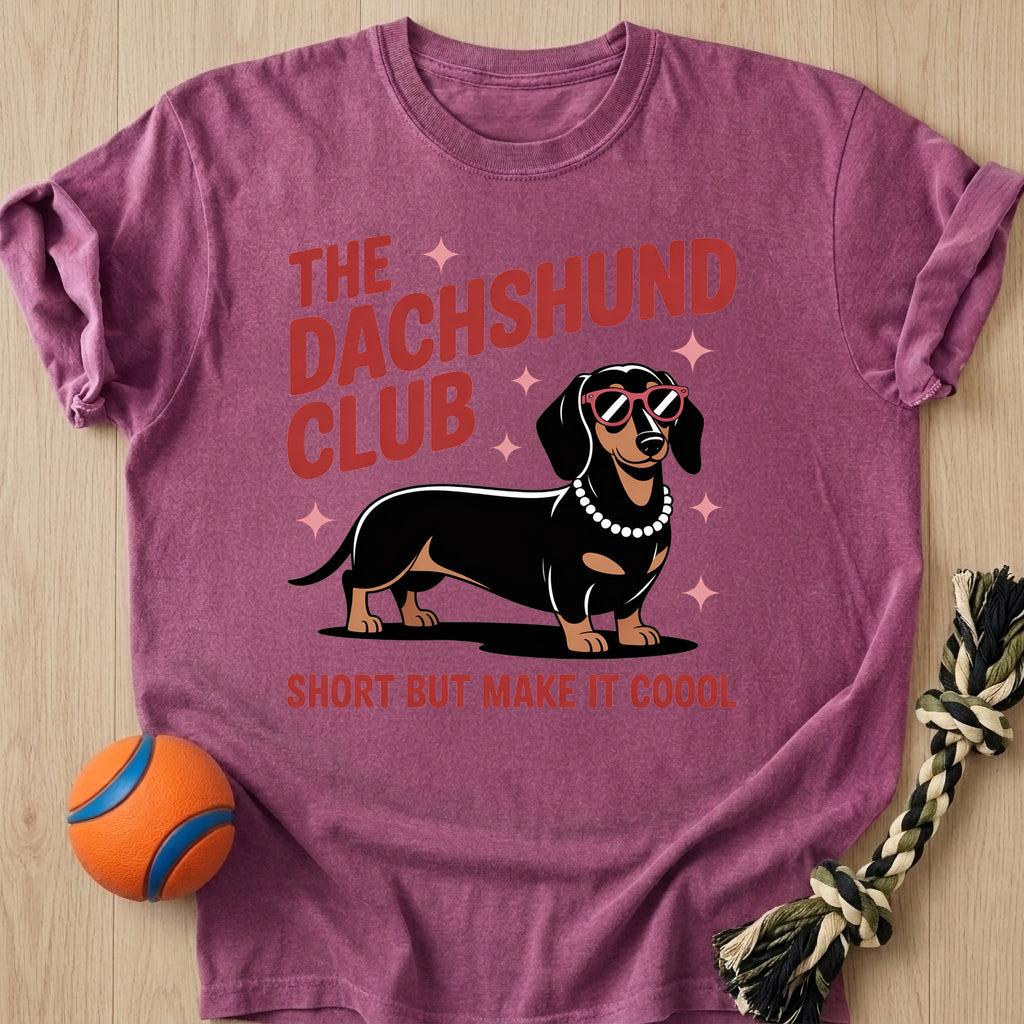 Dachshund Club T-Shirt – Berry t-shirt