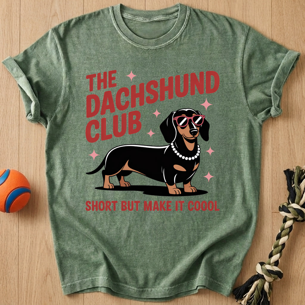 Dachshund Club T-Shirt – Moss t-shirt