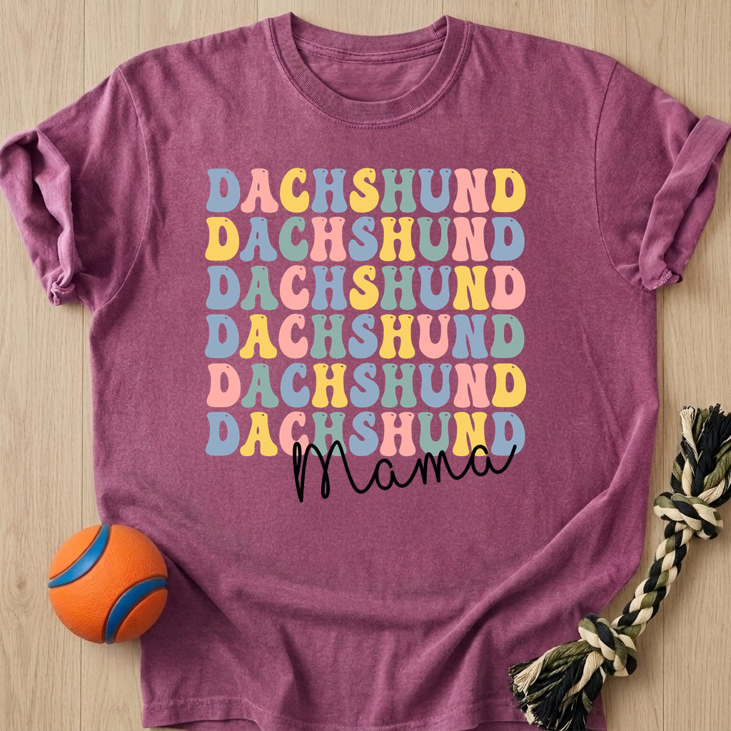 Dachshund Mama T-Shirt – Berry t-shirt