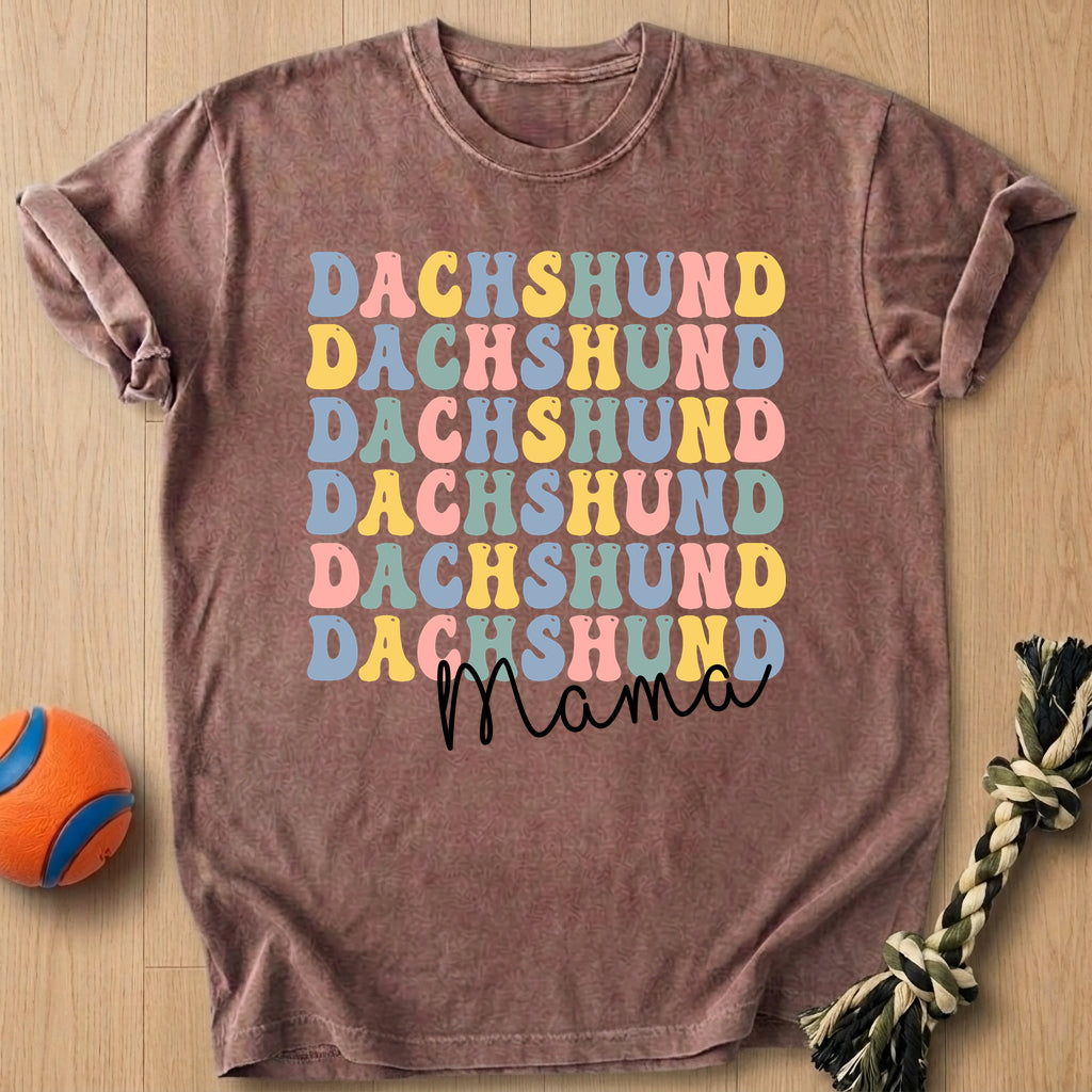 Dachshund Mama T-Shirt – Espresso t-shirt