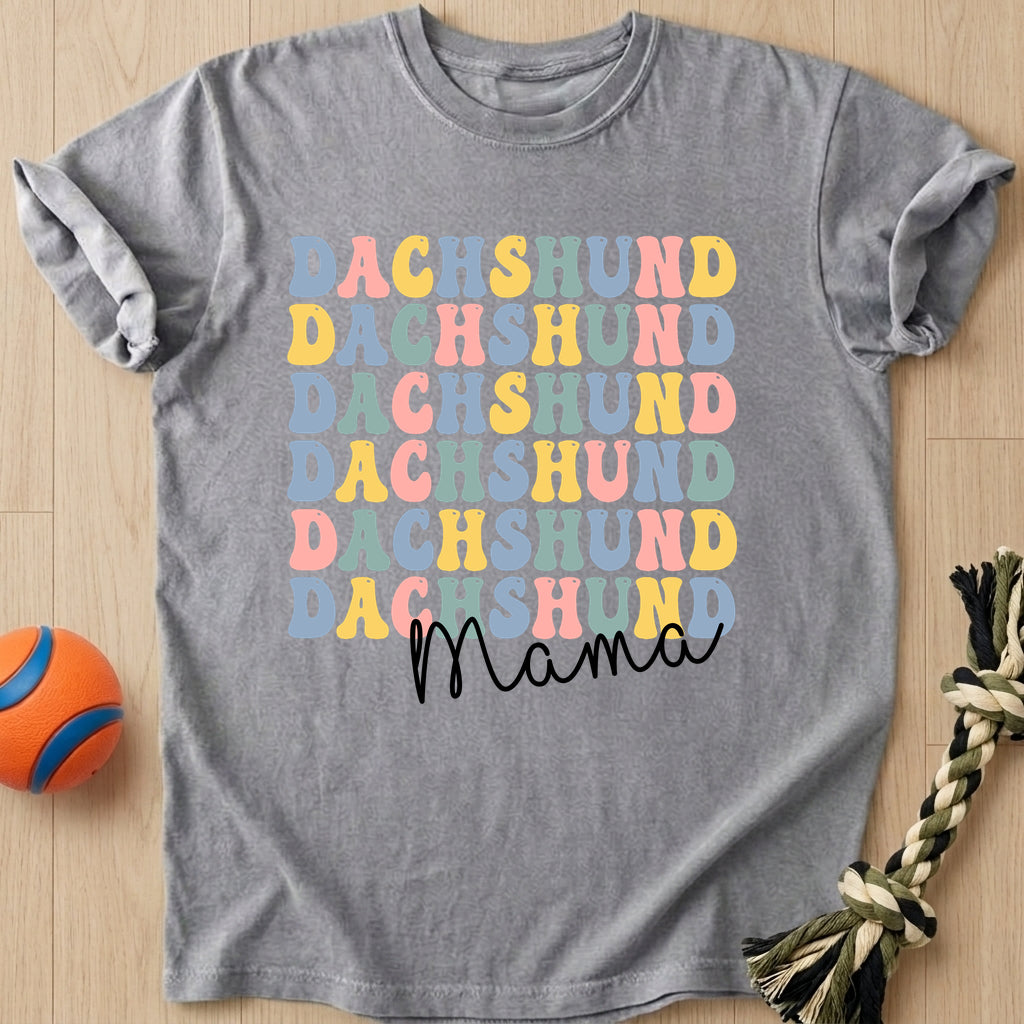 Dachshund Mama T-Shirt – Grey t-shirt
