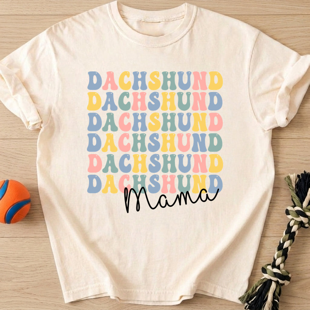 Dachshund Mama T-Shirt – Ivory t-shirt