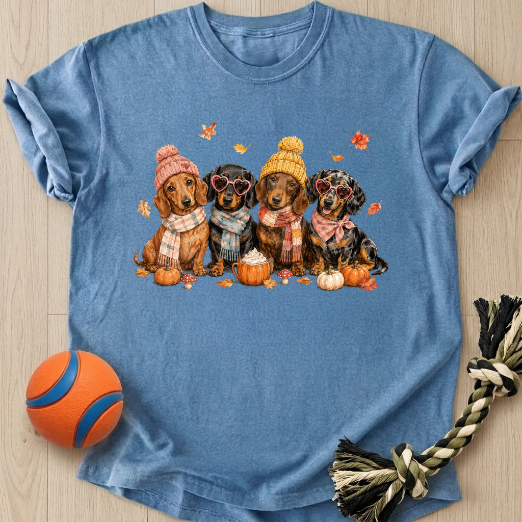 Dachshunds Fall T-Shirt – Bluejean t-shirt
