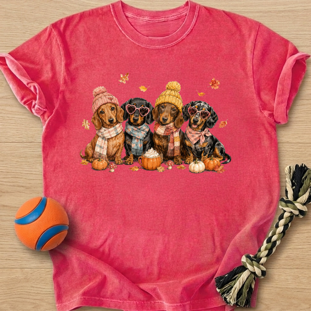 Dachshunds Fall T-Shirt – Watermelon t-shirt