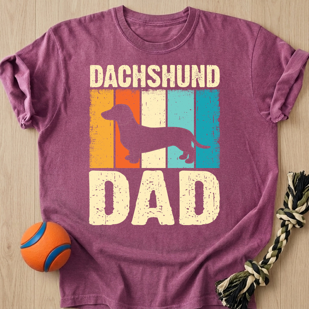 Dachshund Dad T-Shirt – Berry t-shirt