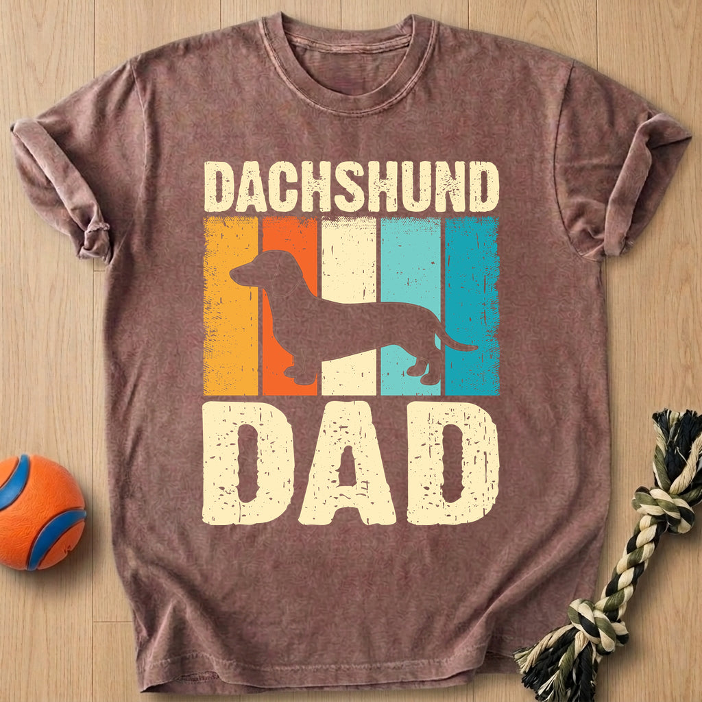 Dachshund Dad T-Shirt – Espresso t-shirt