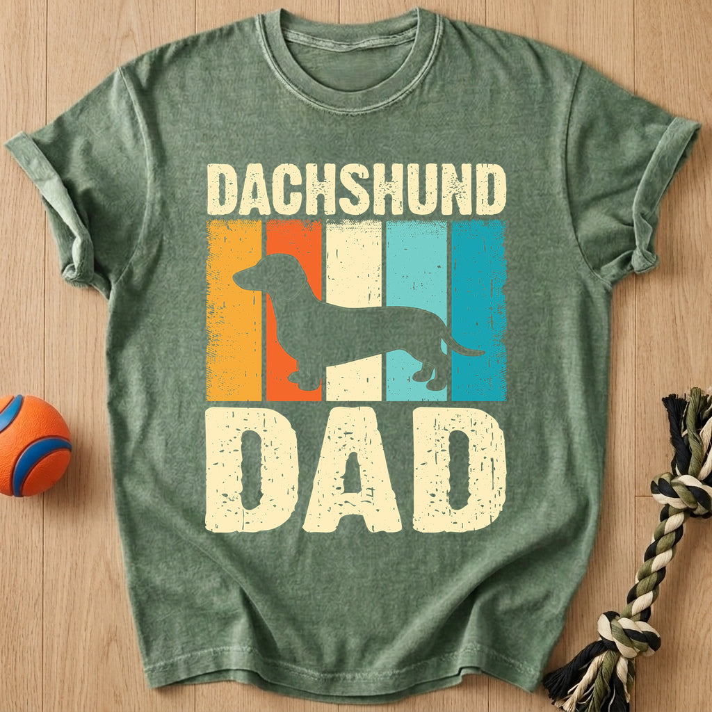 Dachshund Dad T-Shirt – Moss t-shirt