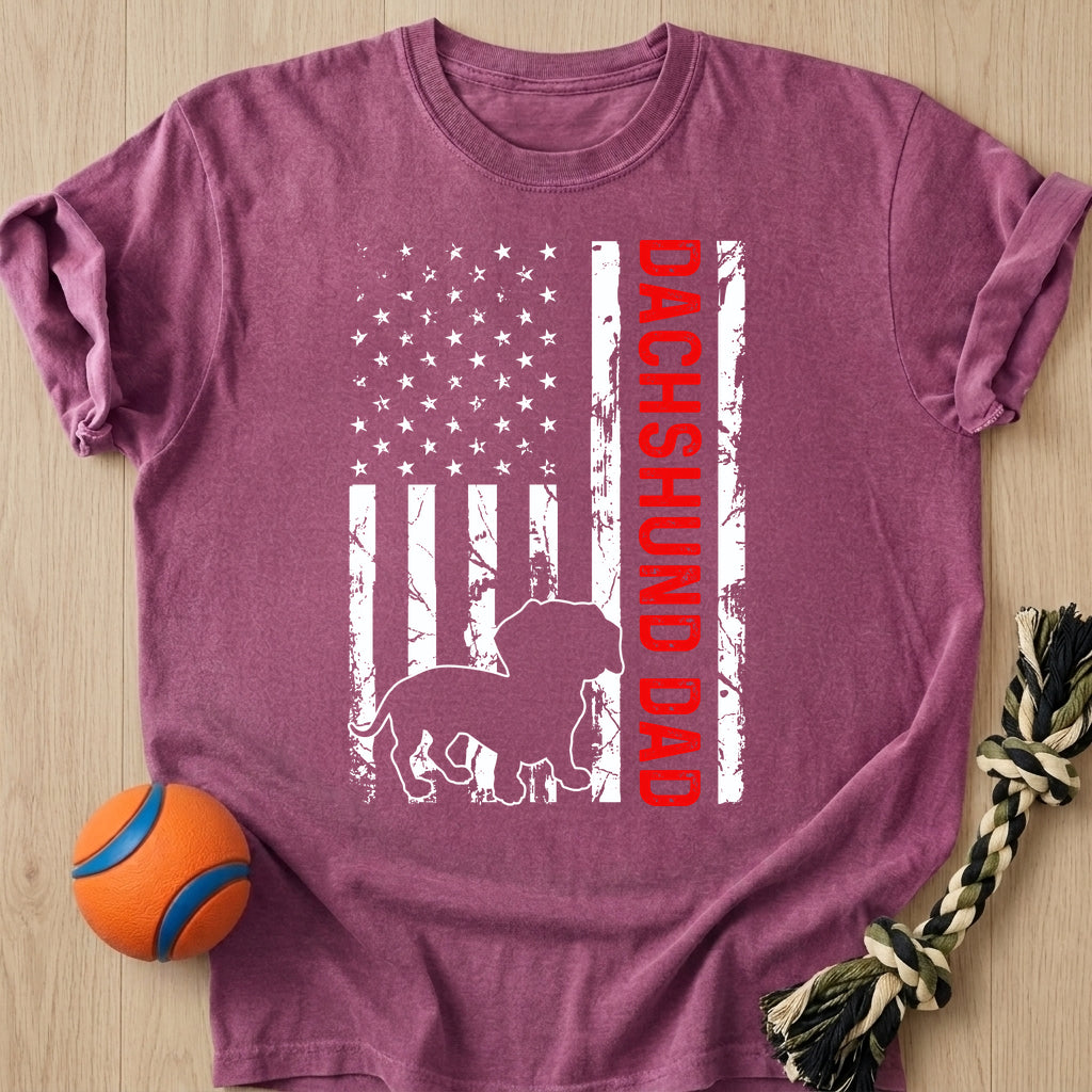 Dad Flag 2 T-Shirt – Berry t-shirt