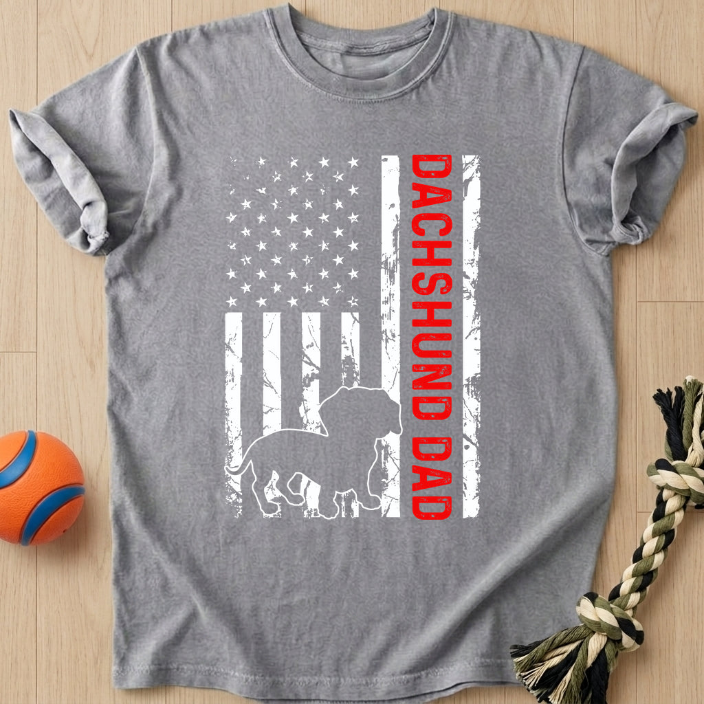 Dad Flag 2 T-Shirt – Grey t-shirt