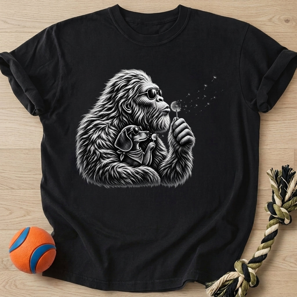 Dandelion Buddies T-Shirt – Black t-shirt