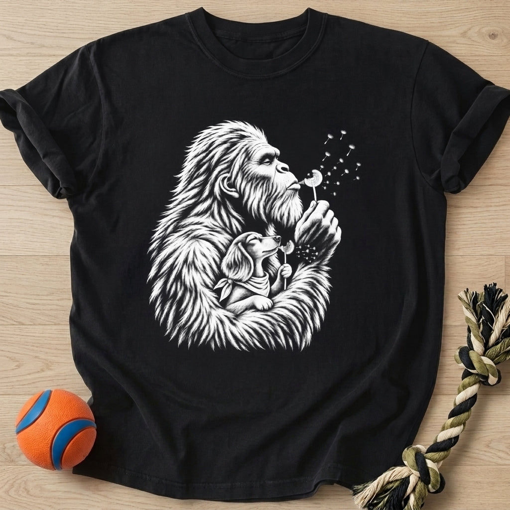 Dandelion Wishes T-Shirt – Black t-shirt