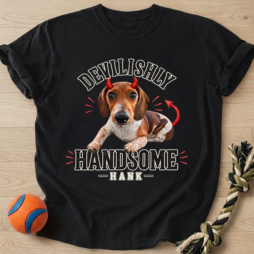 Devilishly Handsome T-Shirt – Black t-shirt