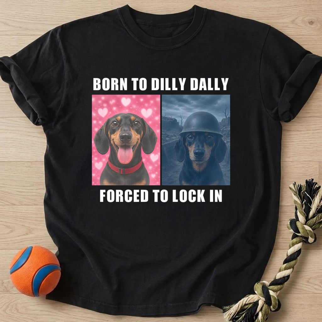 Dilly Dally T-Shirt – Black t-shirt