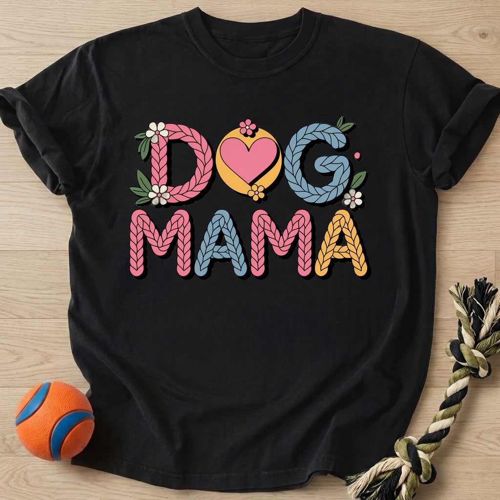 Dog Mama T-Shirt – Black t-shirt