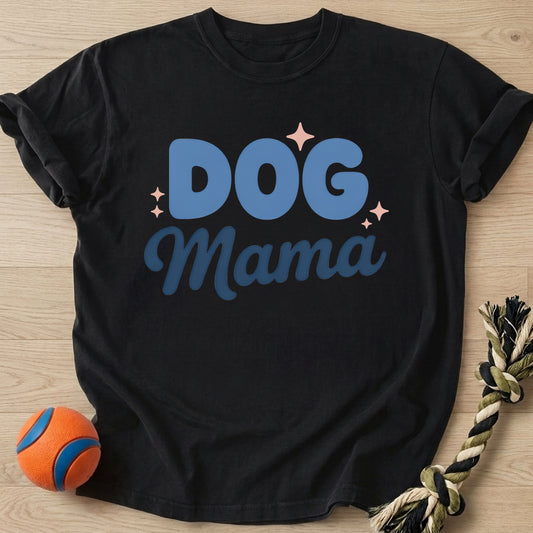 Dog Mama Cute T-Shirt – Black t-shirt