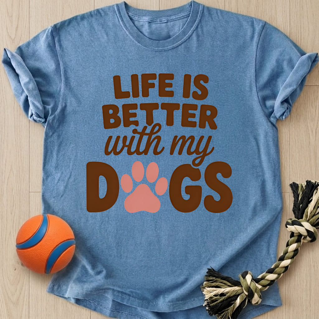 Dogs Life T-Shirt – Bluejean t-shirt