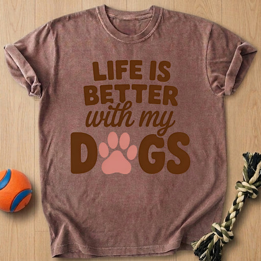 Dogs Life T-Shirt – Espresso t-shirt