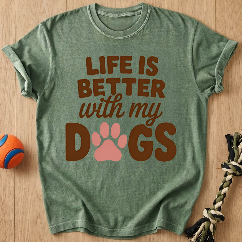 Dogs Life T-Shirt – Moss t-shirt