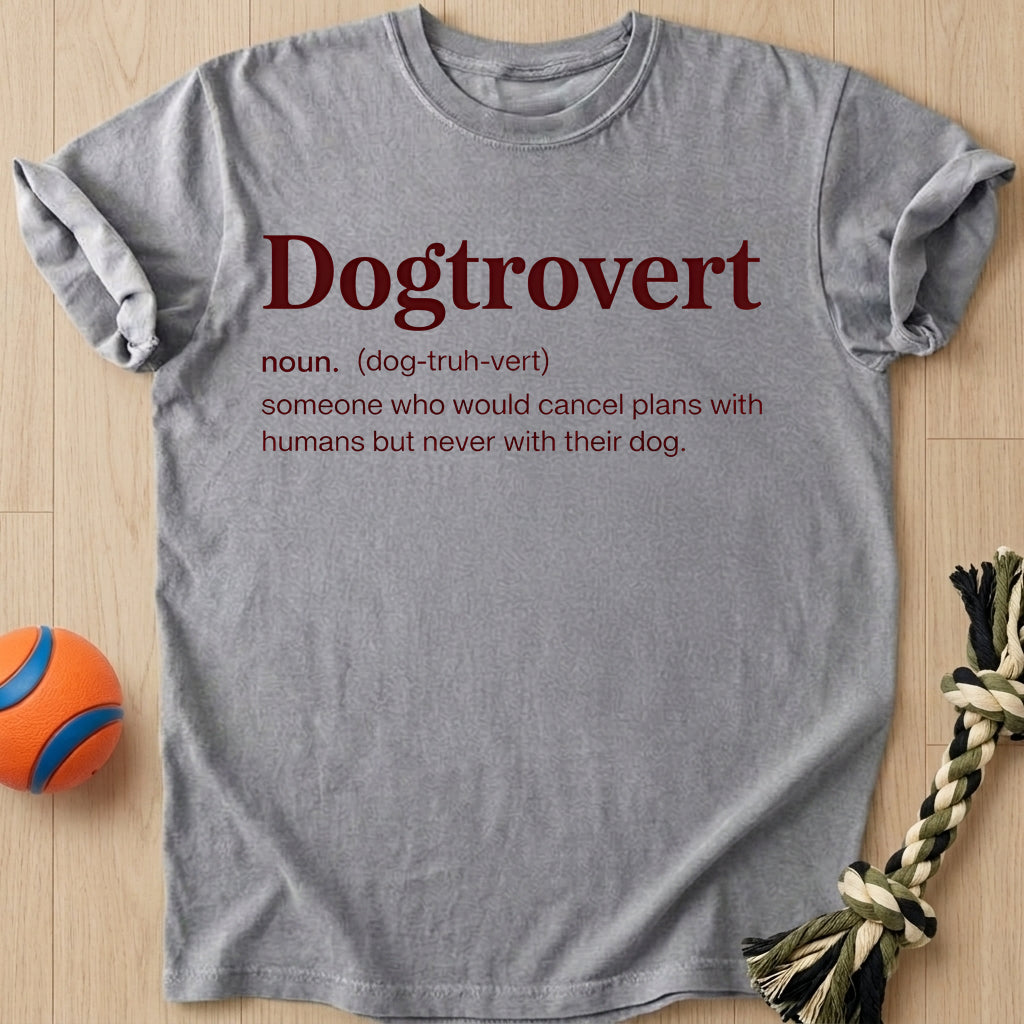 Dogtrovert T-Shirt – Grey t-shirt