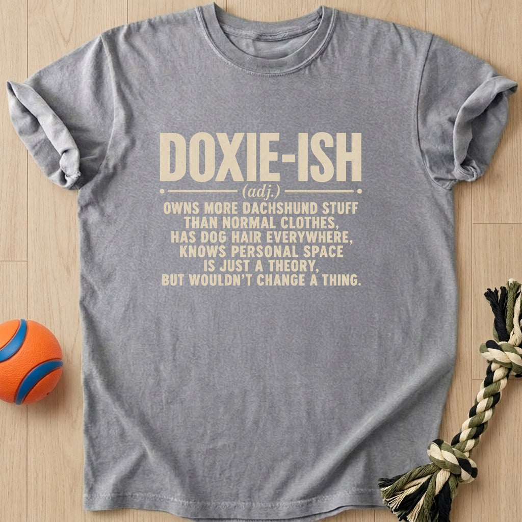 Doxie Ish T-Shirt – Grey t-shirt